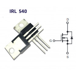 2X (10 X IRF9540 P-Channel MOSFET Di Alimentazione 23A 100V TO - Foto 6