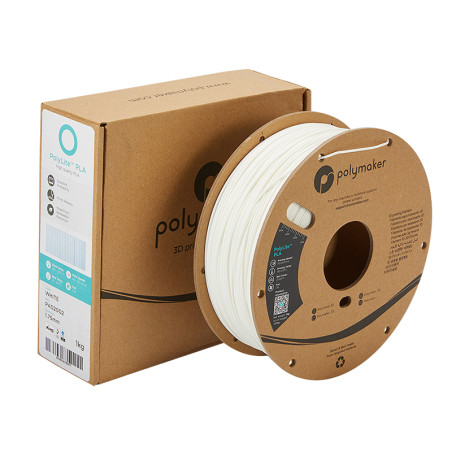 Filament PolyLite PLA Noir 1.75mm 1Kg Bobine Carton - Letmeknow