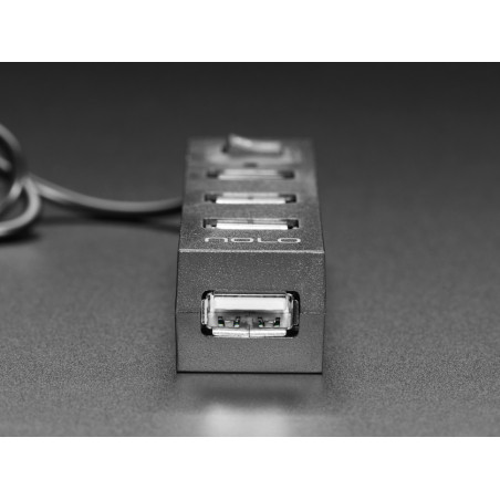 Mini hub USB avec interrupteur d'alimentation - Letmeknow