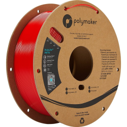 Filament PolyLite PETG Rouge 1.75mm 1Kg Bobine Carton