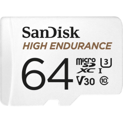 Carte Micro SD 64Gb SanDisk High Endurance Classe 10