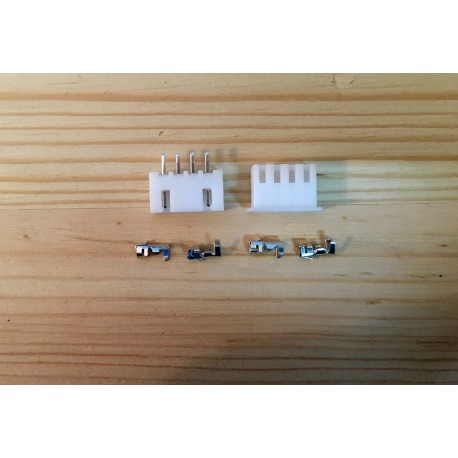 Assortiment De Connecteurs JST XH 2.54mm - Jeu De Bornes Mâles Et Femelles 2, 3, 4, 5 Broches