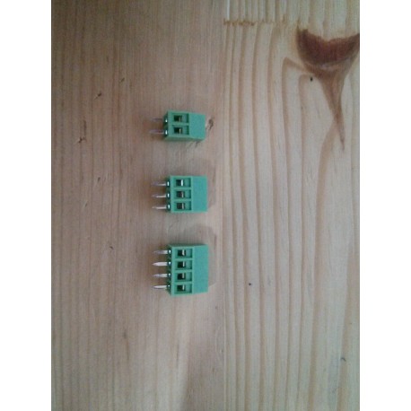 Bornier à vis pour circuit imprimé 2 pins - Letmeknow