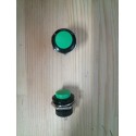 Bouton poussoir 16mm vert