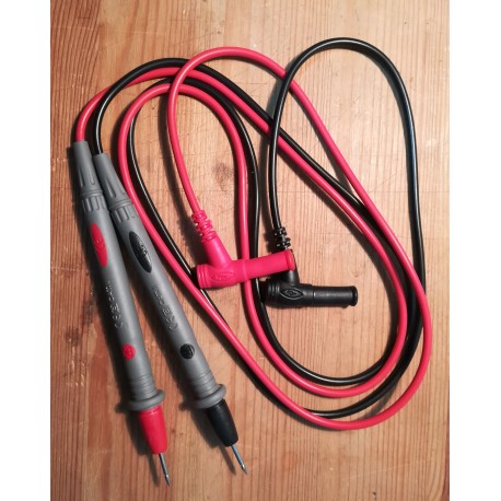Sondes pour multimètre avec pointes fines - Cables - The Repair Academy