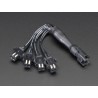 In-line wire 1-to-4 splitter In-line wire 1-to-4 splitter