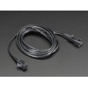 In-line power cable 1 meter long extension cord