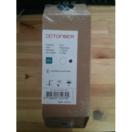 Rouleau filament Octofiber Bleu 1.75 mm Rouleau filament Octofiber Bleu 1.75 mm