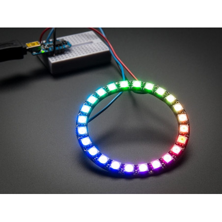 NeoPixel Ring - 24 x 5050 RGB LED avec Drivers