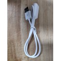 Rallonge USB blanche 50cm