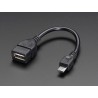 Câble hôte USB OTG - MicroB OTG mâle à femelle Câble hôte USB OTG - MicroB OTG mâle à femelle