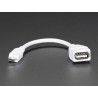 Câble hôte USB OTG - MicroB OTG mâle à femelle Câble hôte USB OTG - MicroB OTG mâle à femelle
