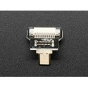 Adafruit connecteur micro HDMI à angle droit (coude R)