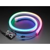 Bande flexible LED NeoPixel RGB néon avec tube en silicone - 1 mètre Bande flexible LED NeoPixel RGB néon avec tube en silicone - 1 mètre
