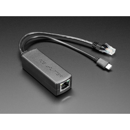 PoE Splitter avec USB Type C - 5V 2A - 100 MB Ethernet - Letmeknow