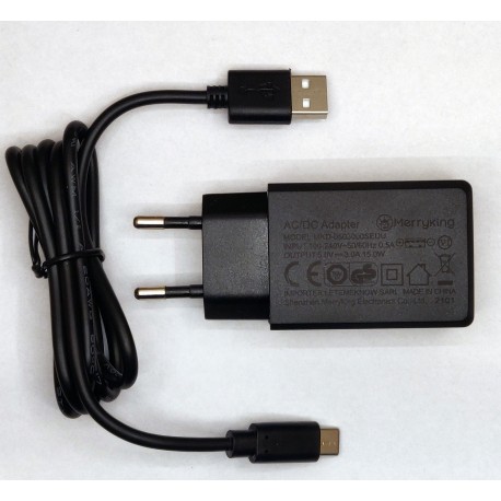 Nanocable Chargeur - Connexion USB - Alimentation 5V/1A