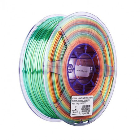 Filament eSun Rainbow Multicolore Soie 1.75 mm - 1 kg - Letmeknow